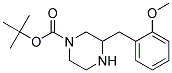 3-(2-METHOXY-BENZYL)-PIPERAZINE-1-CARBOXYLIC ACID TERT-BUTYL ESTER 结构式