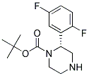 (R)-2-(2,5-DIFLUORO-PHENYL)-PIPERAZINE-1-CARBOXYLIC ACID TERT-BUTYL ESTER 结构式