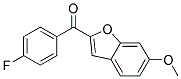 (4-FLUORO-PHENYL)-(6-METHOXY-BENZOFURAN-2-YL)-METHANONE 结构式