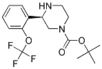 (R)-3-(2-TRIFLUOROMETHOXY-PHENYL)-PIPERAZINE-1-CARBOXYLIC ACID TERT-BUTYL ESTER 结构式