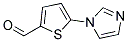 5-IMIDAZOL-1-YL-THIOPHENE-2-CARBALDEHYDE 结构式