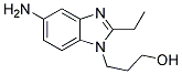 3-(5-AMINO-2-ETHYL-BENZOIMIDAZOL-1-YL)-PROPAN-1-OL 结构式