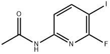 N-(6-氟-5-碘吡啶-2-基)乙酰胺 结构式