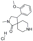 4-(2-METHOXYPHENYL)-2-METHYL-2,8-DIAZASPIRO[4.5]DECAN-1-ONE HYDROCHLORIDE 结构式