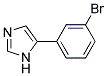 5-(3-BROMO-PHENYL)-1H-IMIDAZOLE 结构式