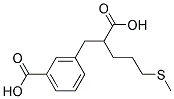 3-(2-CARBOXY-5-METHYLSULFANYL-PENTYL)-BENZOIC ACID 结构式