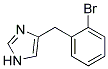 4-(2-BROMO-BENZYL)-1H-IMIDAZOLE 结构式