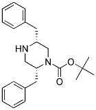 (2R,5R)-2,5-DIBENZYL-PIPERAZINE-1-CARBOXYLIC ACID TERT-BUTYL ESTER 结构式