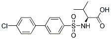 ((4'-CHLORO-[1,1'-BIPHENYL]-4-YL)SULFONYL)VALINE 结构式
