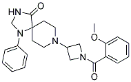 8-[1-(2-METHOXYBENZOYL)AZETIDIN-3-YL]-1-PHENYL-1,3,8-TRIAZASPIRO[4.5]DECAN-4-ONE 结构式