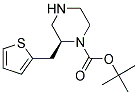 (S)-2-THIOPHEN-2-YLMETHYL-PIPERAZINE-1-CARBOXYLIC ACID TERT-BUTYL ESTER 结构式