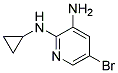5-BROMO-N2-CYCLOPROPYL-PYRIDINE-2,3-DIAMINE 结构式