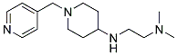 N,N-DIMETHYL-N'-[1-(PYRIDIN-4-YLMETHYL)PIPERIDIN-4-YL]ETHANE-1,2-DIAMINE 结构式