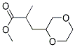 3-[1,4]DIOXAN-2-YL-2-METHYL-PROPIONIC ACID METHYL ESTER 结构式