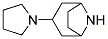 3-(1-PYRROLIDINYL)-8-AZABICYCLO[3.2.1]OCTANE 结构式