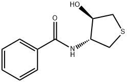 N-((3S,4S)-4-羟基四氢噻吩-3-基)苯甲酰胺 结构式