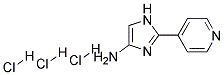 2-PYRIDIN-4-YL-1H-IMIDAZOL-4-YLAMINE 3HCL 结构式