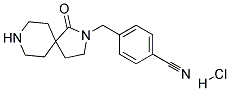 4'-SPIRO-3-[N-(4-CYANO)BENZYL-2-PYRROLIDINONE]-PIPERIDINE HCL 结构式