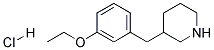 3-(3-ETHOXY-BENZYL)-PIPERIDINE HYDROCHLORIDE 结构式