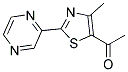 5-ACETYL-4-METHYL-2-(2-PYRAZINYL)THIAZOLE 结构式