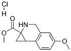 METHYL 5-METHOXY-1A,2,3,7B-TETRAHYDRO-1H-CYCLOPROPA[C]ISOQUINOLINE-1A-CARBOXYLATE HYDROCHLORIDE 结构式