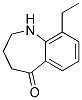 9-ETHYL-1,2,3,4-TETRAHYDRO-BENZO[B]AZEPIN-5-ONE 结构式