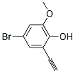 4-Bromo-2-ethynyl-6-methoxy-phenol 结构式