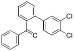 (3',4'-DICHLOROBIPHENYL-2-YL)-PHENYL-METHANONE 结构式