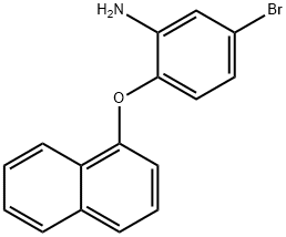 5-BROMO-2-(1-NAPHTHYLOXY)ANILINE 结构式