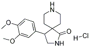 4-(3,4-DIMETHOXYPHENYL)-2,8-DIAZASPIRO[4.5]DECAN-1-ONE HYDROCHLORIDE 结构式