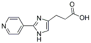 3-(2-PYRIDIN-4-YL-1H-IMIDAZOL-4-YL)-PROPIONIC ACID 结构式
