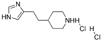 4-[2-(1H-IMIDAZOL-4-YL)-ETHYL]-PIPERIDINE 2HCL 结构式