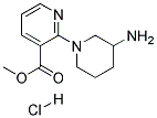 3-AMINO-3,4,5,6-TETRAHYDRO-2H-[1,2']BIPYRIDINYL-3'-CARBOXYLIC ACID METHYL ESTER HYDROCHLORIDE 结构式