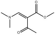 (E)-2-((二甲基氨基)亚甲基)-3-氧代丁酸甲酯 结构式