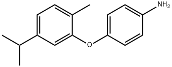 4-(5-ISOPROPYL-2-METHYLPHENOXY)ANILINE 结构式