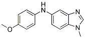 (4-METHOXY-PHENYL)-(1-METHYL-1H-BENZOIMIDAZOL-5-YL)-AMINE 结构式