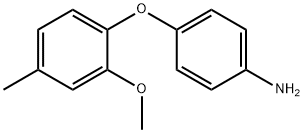 4-(2-METHOXY-4-METHYLPHENOXY)PHENYLAMINE 结构式