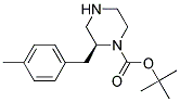 (S)-2-(4-METHYL-BENZYL)-PIPERAZINE-1-CARBOXYLIC ACID TERT-BUTYL ESTER 结构式