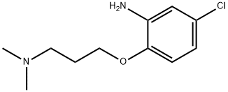 N-[3-(2-AMINO-4-CHLOROPHENOXY)PROPYL]-N,N-DIMETHYLAMINE 结构式