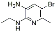 5-BROMO-N2-ETHYL-6-METHYL-PYRIDINE-2,3-DIAMINE 结构式