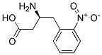(S)-3-AMINO-4-(2-NITROPHENYL)BUTANOIC ACID 结构式