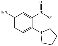 3-NITRO-4-(PYRROLIDIN-1-YL)ANILINE 结构式