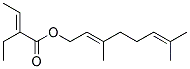 Geranyl methyltiglate 结构式