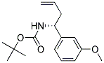 [(R)-1-(3-METHOXY-PHENYL)-BUT-3-ENYL]-CARBAMIC ACID TERT-BUTYL ESTER 结构式