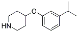 4-(3-ISOPROPYLPHENOXY)PIPERIDINE 结构式