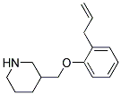 3-[(2-ALLYLPHENOXY)METHYL]PIPERIDINE 结构式