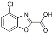 4-CHLOROBENZO[D]OXAZOLE-2-CARBOXYLIC ACID 结构式