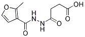 4-[N'-(2-METHYL-FURAN-3-CARBONYL)-HYDRAZINO]-4-OXO-BUTYRIC ACID 结构式