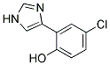 4-CHLORO-2-(1H-IMIDAZOL-4-YL)-PHENOL 结构式
