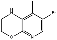 7-溴-8-甲基-2,3-二氢-1H-吡啶并[2,3-b][1,4]恶嗪 结构式